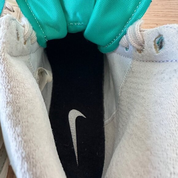 Men's Nike By You Size 6 Blazer Mid '77 Green White Retro Swoosh - Picture 11 of 13